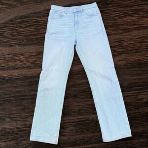 Madewell Light Blue Straight Leg Jeans size 28.